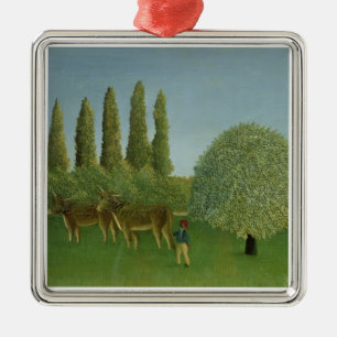 In the Fields, 1910 Metal Ornament