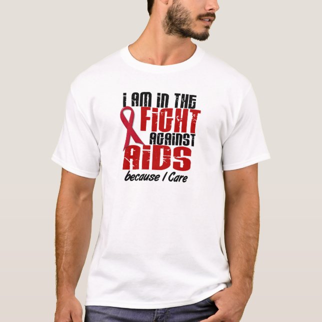 In The Fight Against AIDS T-Shirt (Front)