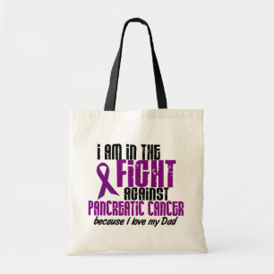 In The Fight Against Pancreatic Cancer DAD Tote Bag