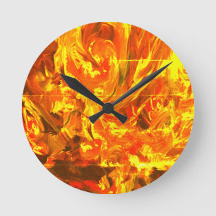 In the fire of love round clock
