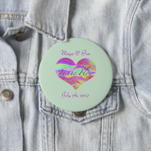 In the Flow of Love 4 Inch Round Button