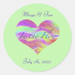 In the Flow of Love Sticker