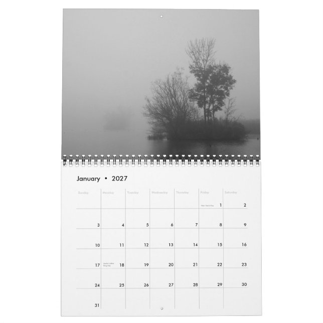 In the fog 2015 calendar (Jan 2027)