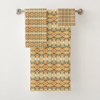 In the Footsteps of Floral Gold.3 Bath Towel Set