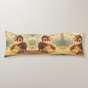 In the Footsteps of Floral Gold.3 Body Pillow