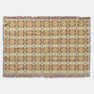 In the Footsteps of Floral Gold.3 Throw Blanket