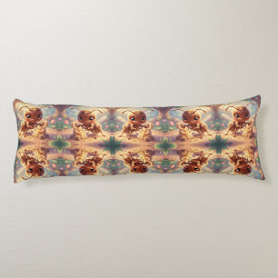 In the Footsteps of Floral Gold.4 Body Pillow