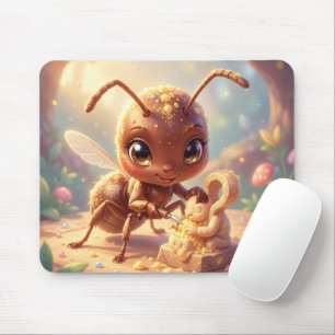 In the Footsteps of Floral Gold.4 Mouse Pad
