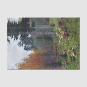 In the Forest at Autumn by Isaac Levitan Tissue Paper