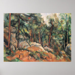 In the Forest - Paul Cezanne - c1898 Poster