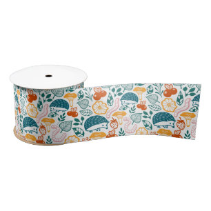 In the forest satin ribbon