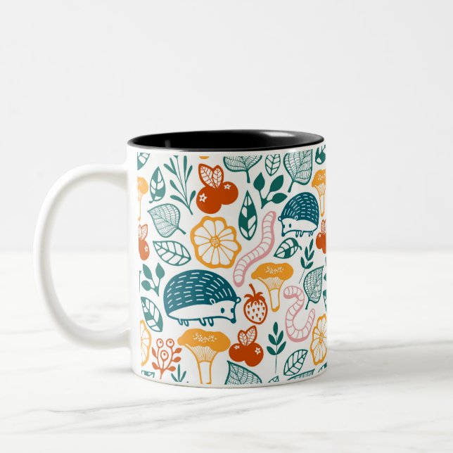 In the forest Two-Tone coffee mug (Left)