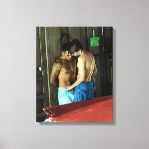In the Garage Canvas Print