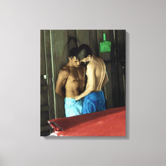 In the Garage Canvas Print (Front)
