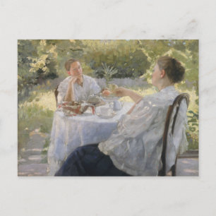 In the Garden, 1911 Postcard