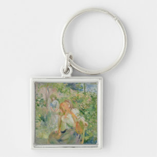 In the Garden at Roche-Plate, 1894 Keychain