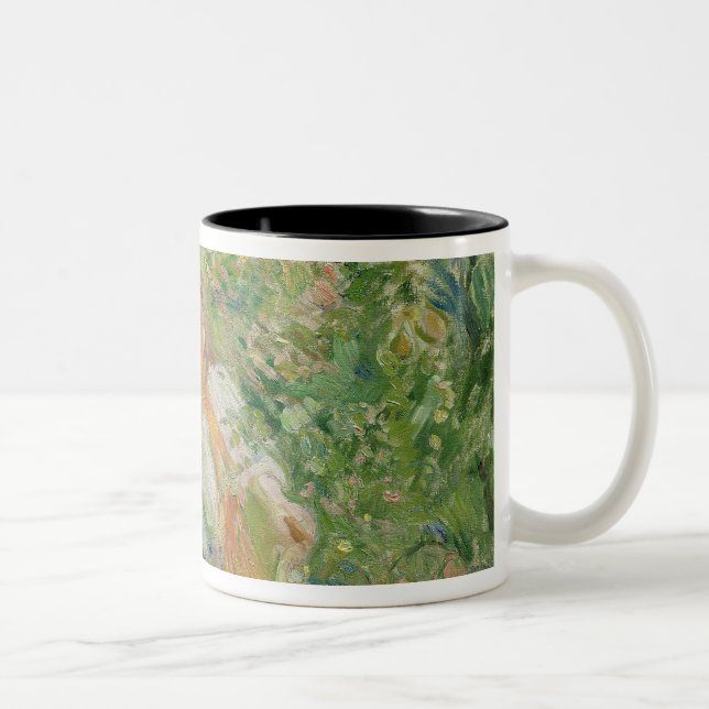 In the Garden at Roche-Plate, 1894 Two-Tone Coffee Mug (Right)