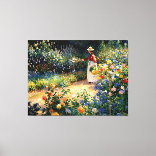 In the Garden Canvas Print