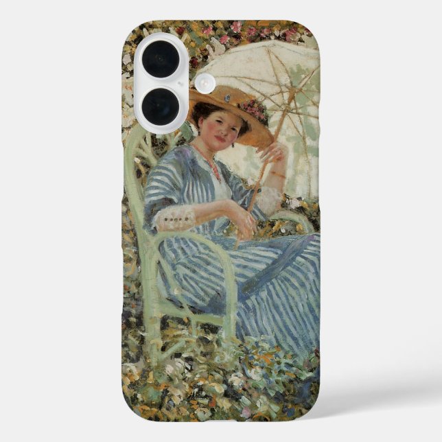 In the Garden, Giverny by Frederick Frieseke Case-Mate iPhone Case (Back)