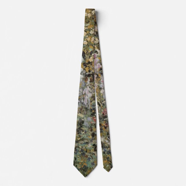 In the Garden, Giverny by Frederick Frieseke Tie (Front)