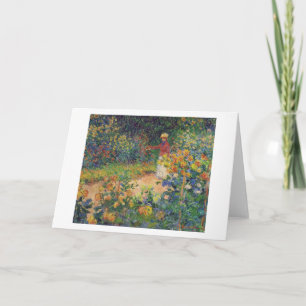 In the Garden, Monet Card