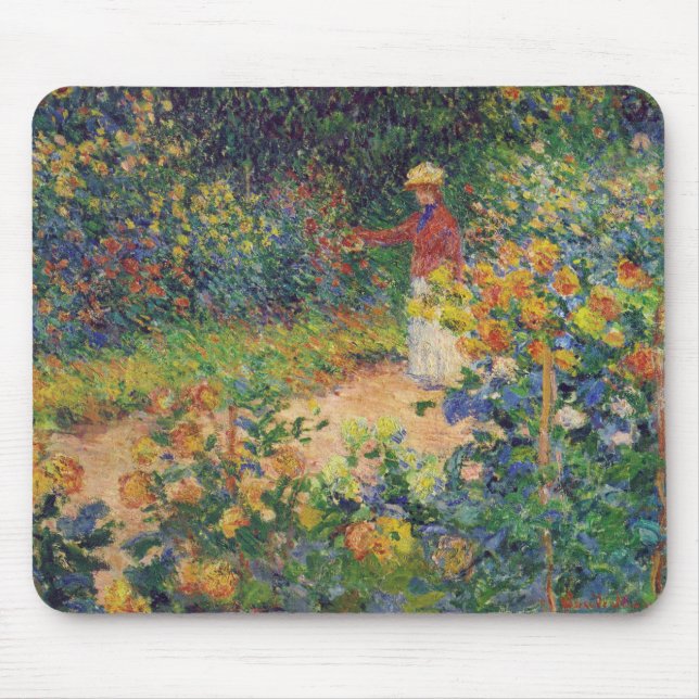 In the Garden, Monet Mouse Pad (Front)