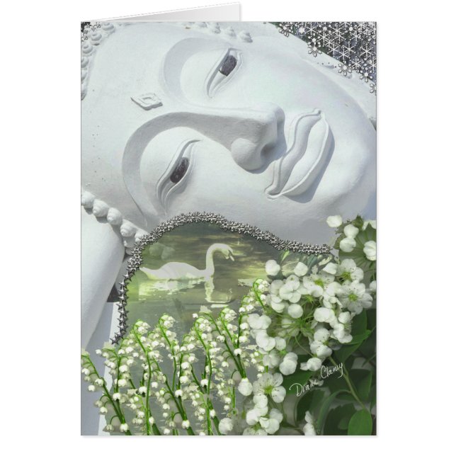 In the Garden - Quan Yin & Flowers (Front)