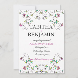 In the Garden - Save the Date