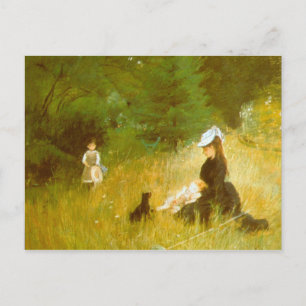 In the Grass by Berthe Morisot Postcard