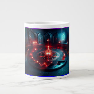 In The Hall Of The Bat King Large Coffee Mug