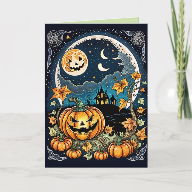 In the Halloween Mood Card (Front)