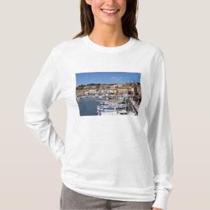 In the harbour in Cassis village. Fishing and T-Shirt