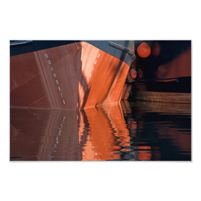 In The Harbour. Photo Print (Front)