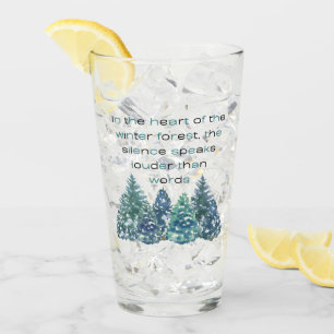 In The Heart Of The Winter Forest Glass