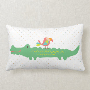 In the Jungle Nursery Throw Pillow