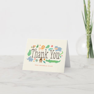In the Jungle Thank You Cards