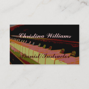"In the Key Of Berries and Cream" [b] Business Card
