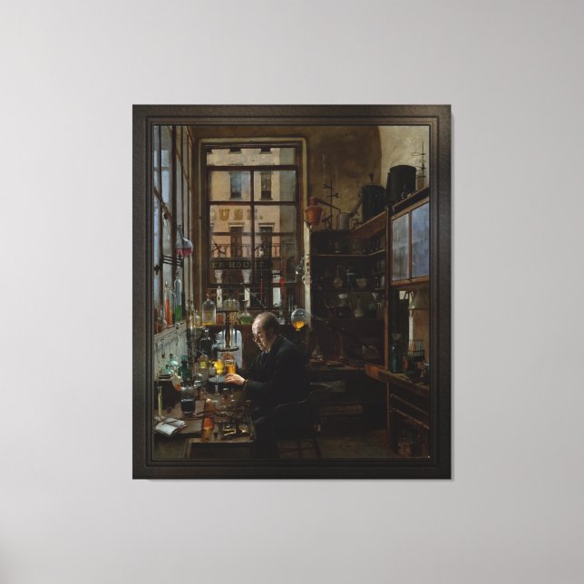 In the Laboratory by Henry Alexander Canvas Print (Front)