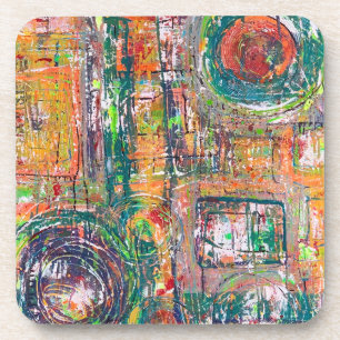 In the Leather Set of 6 Coasters