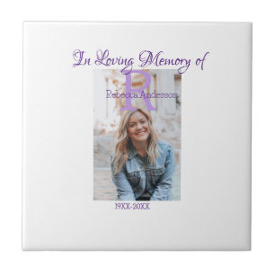 In the loving memory of memory keepsake add year n tile