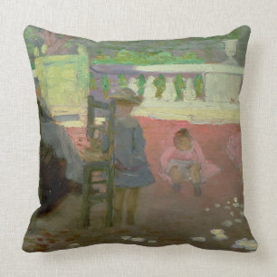 In the Luxembourg Gardens Throw Pillow