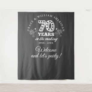 In The Making 70th Anniversary Photo Backdrop Tapestry