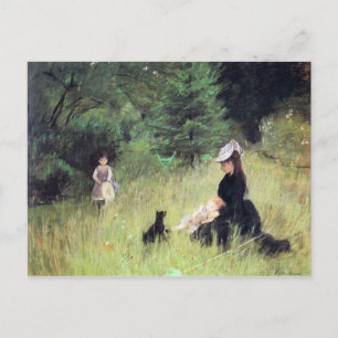 In the Meadow by Berthe Morisot Postcard