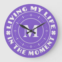 IN THE MOMENT custom wall clocks
