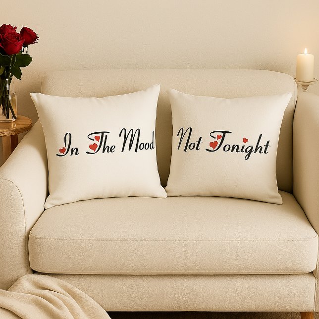 In The Mood - Not Tonight Pillow (Creator Uploaded)