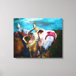 In the Mooooood Canvas Print