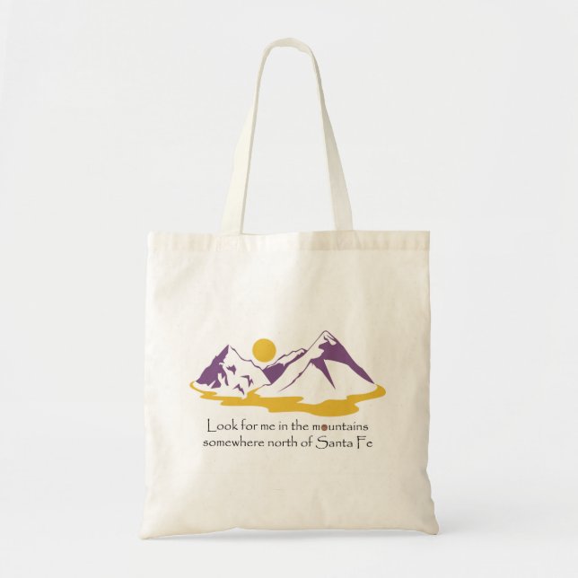 In The Mountains Basic Tote Bag (Front)