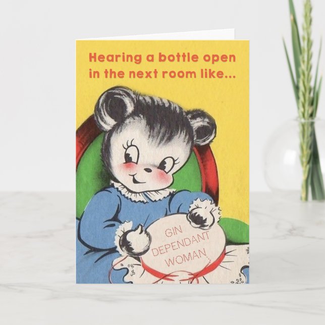 In the next room - funny Mother's day card (Front)