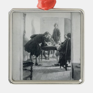 In the Old Raleigh Tavern Metal Ornament