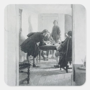 In the Old Raleigh Tavern Square Sticker